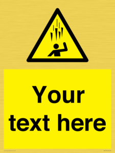 Custom Falling Ice sign